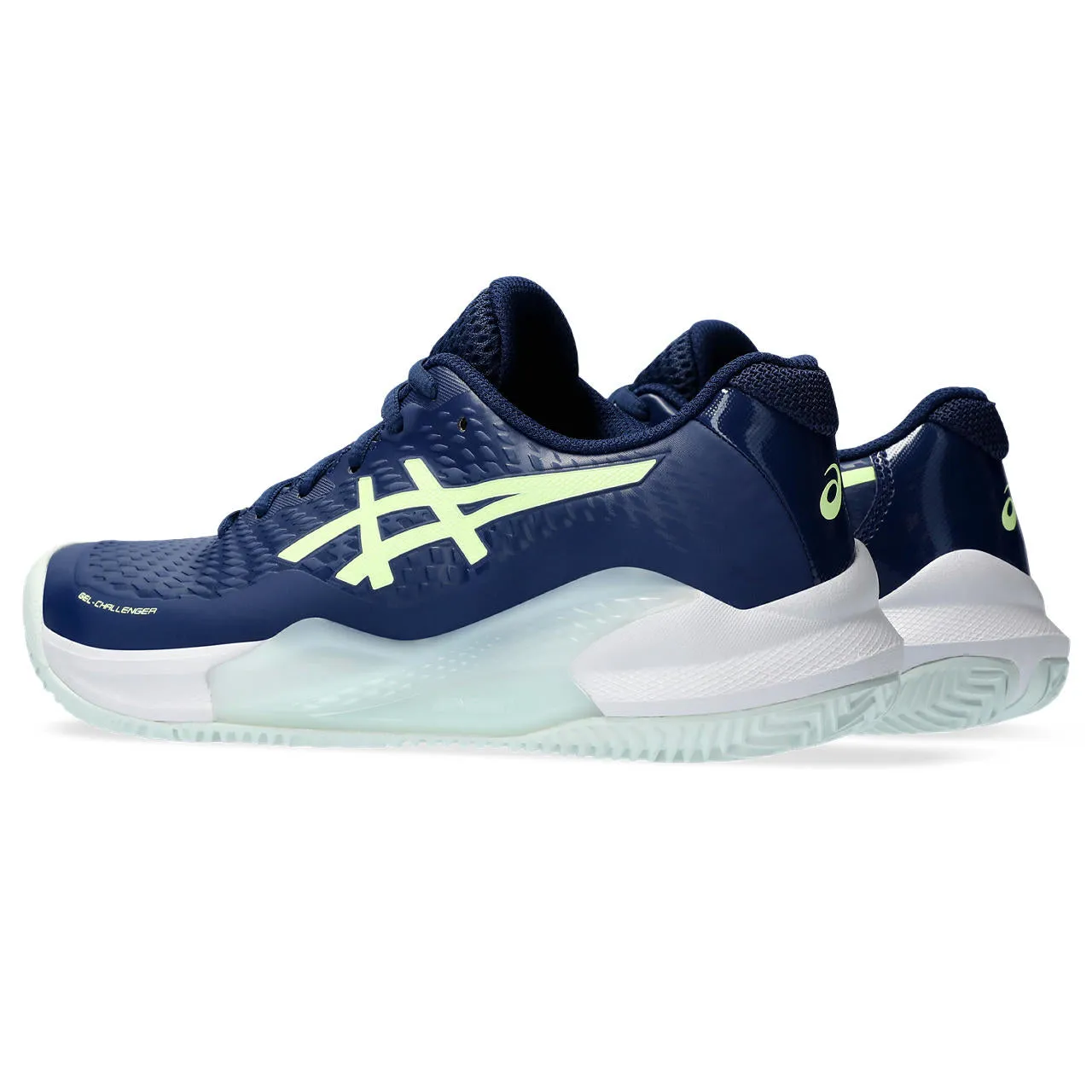 Asics Tennisschoen Gel Challenger 14 Clay Dames Blauw Geel