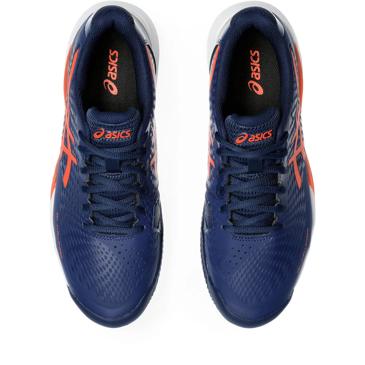 Asics Tennisschoen Gel Challenger Heren 14 Clay Blauw Oranje