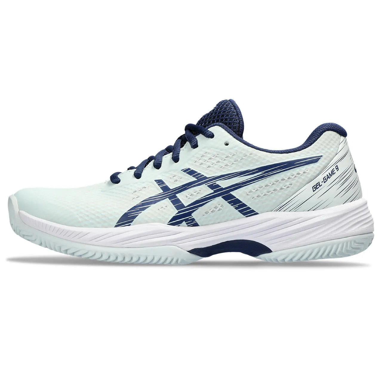 Asics Tennisschoen Gel Game 9 Clay / OC Dames Lichtblauw