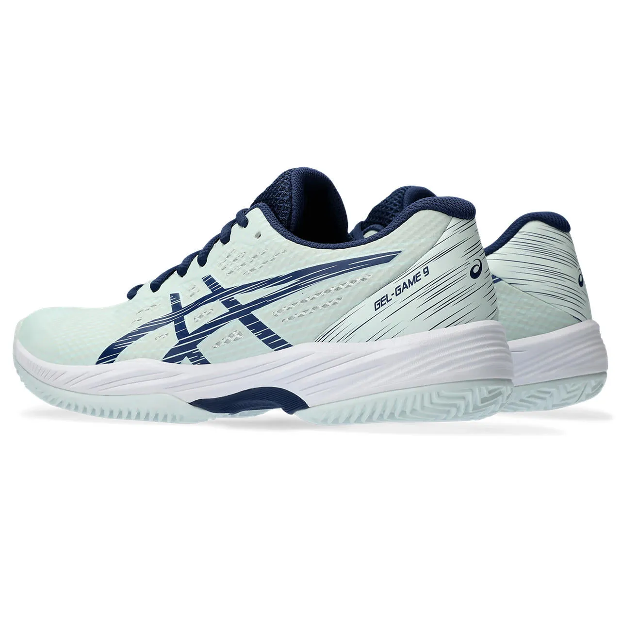 Asics Tennisschoen Gel Game 9 Clay / OC Dames Lichtblauw