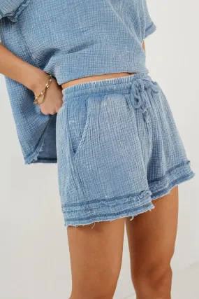 Blair Shorts in Blue - FINAL SALE