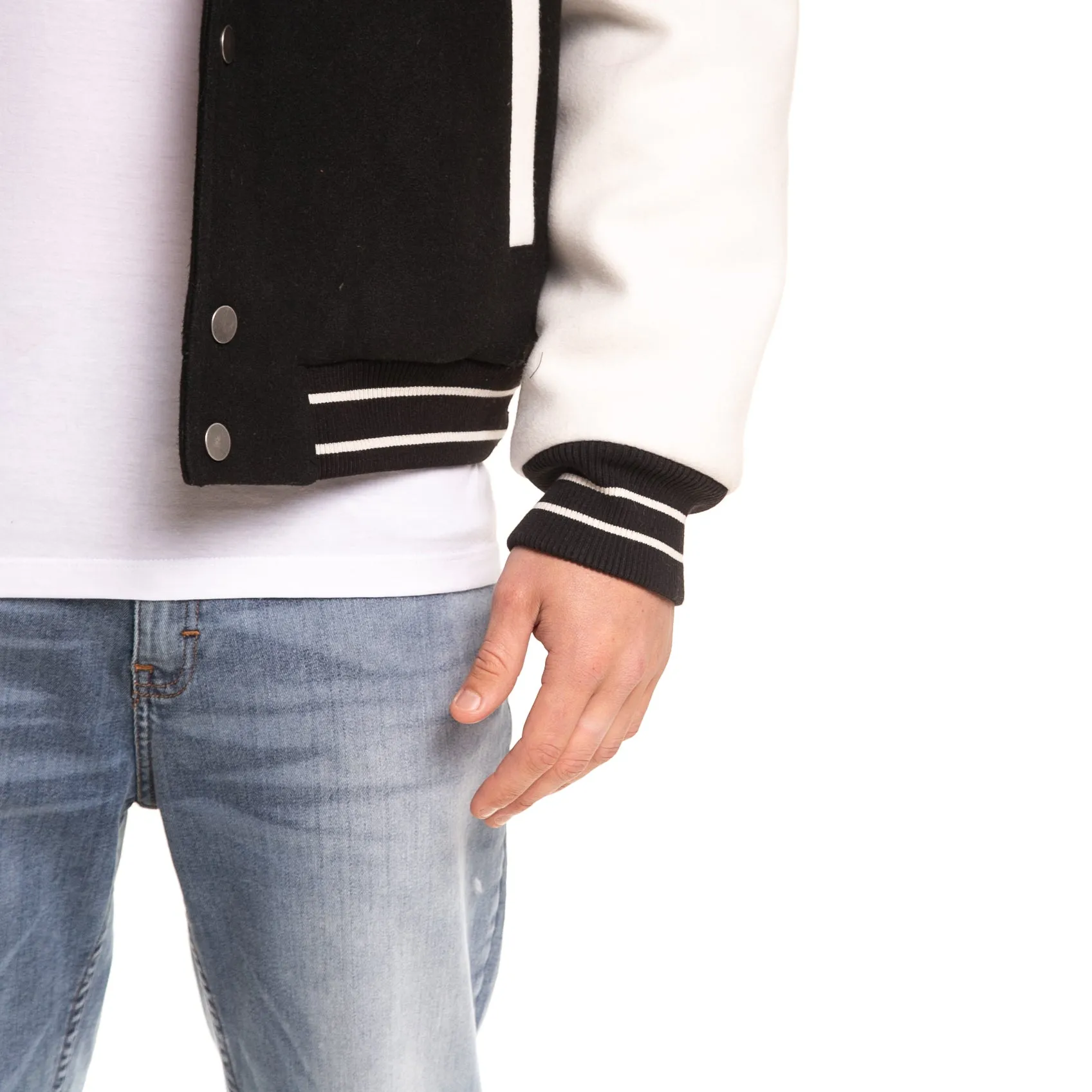 Campera Abrigo Rusty Varsity Jk Unisex* Black