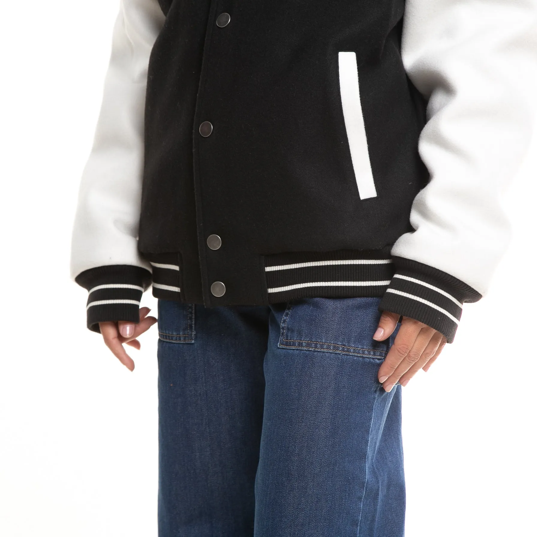 Campera Abrigo Rusty Varsity Jk Unisex* Black