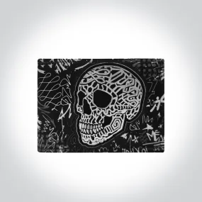 Cartera Aztlan - Calavera Grafitti