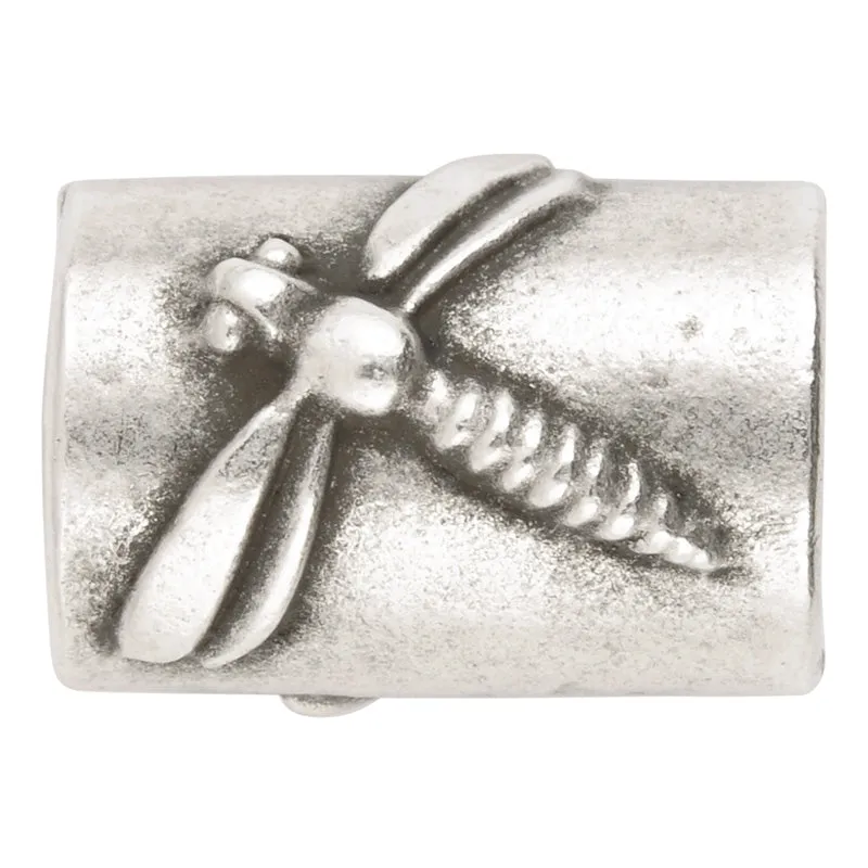 Casting Beads-15x20mm Dragonfly-Antique Silver-Quantity 1