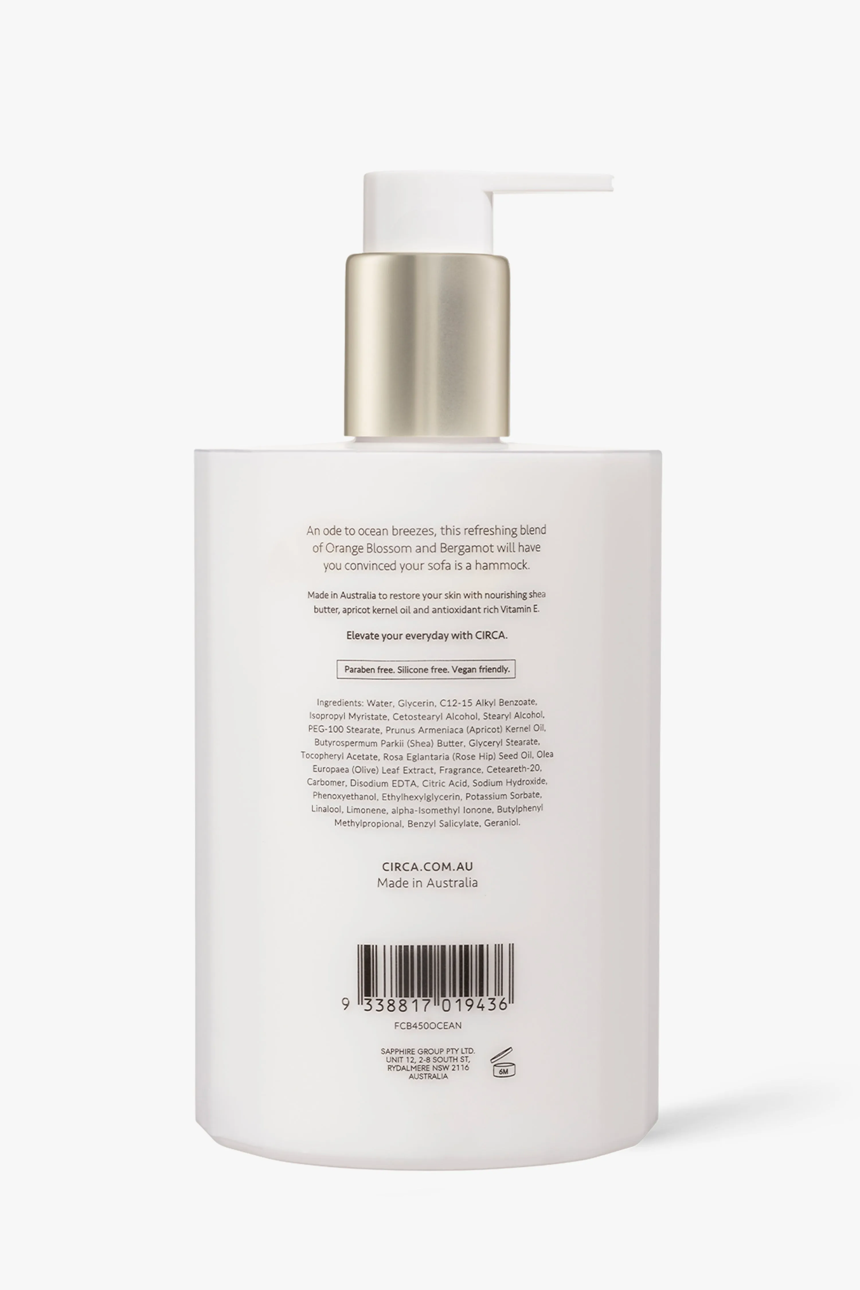 CH Oceanique Hand Lotion 450ml