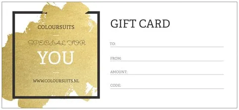 Coloursuits online giftcard