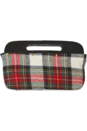 Cream Stewart Wool Clutch Cover