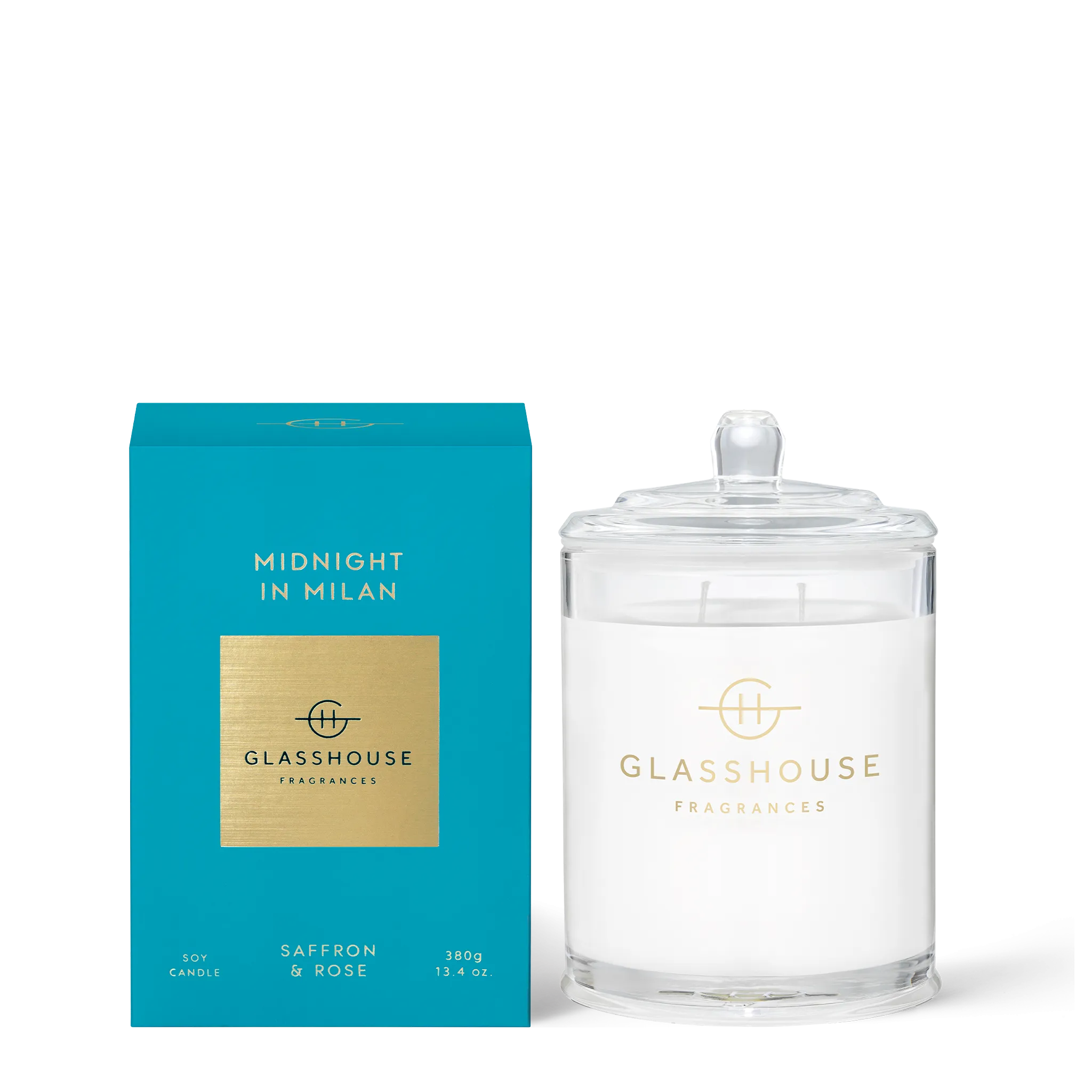 GLASSHOUSE 380g Candle MIDNIGHT IN MILAN