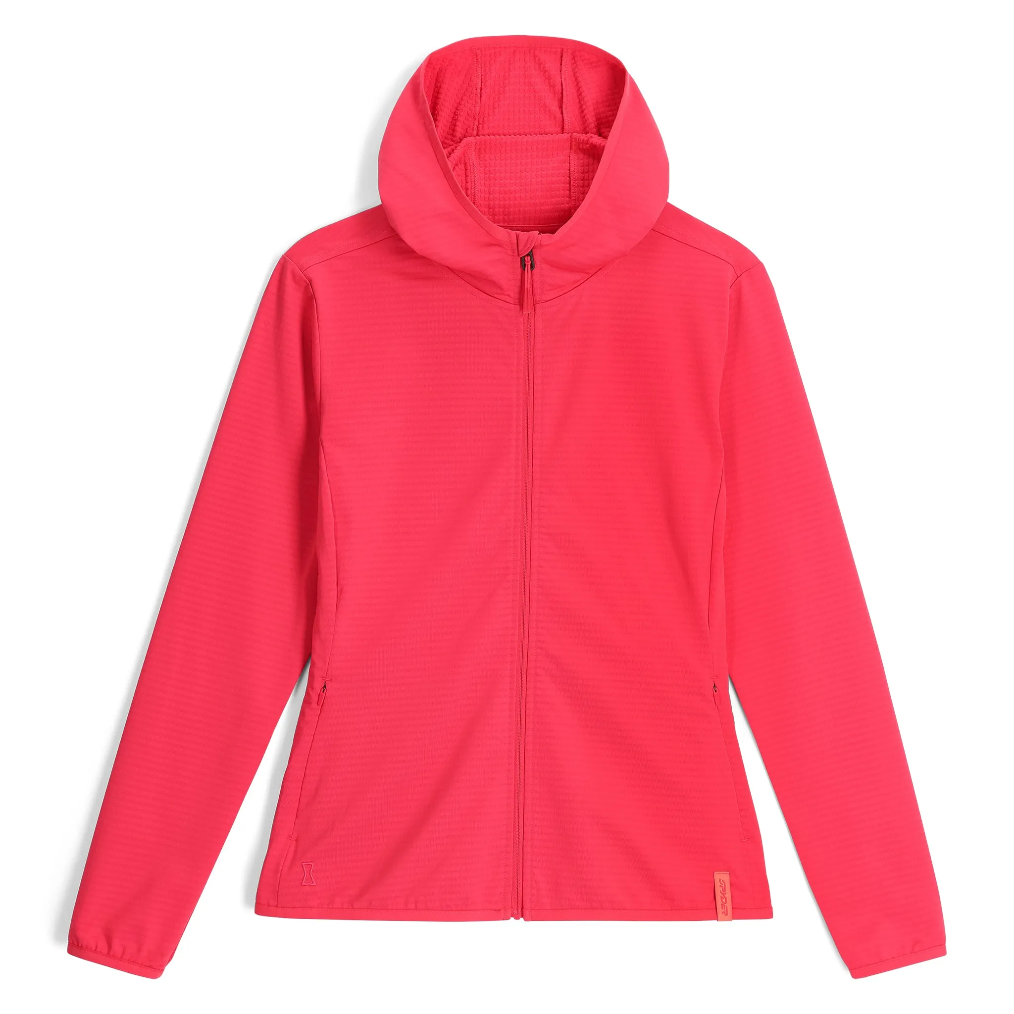 GRIDWEB FLEECE HOODIE - PRISM PINK