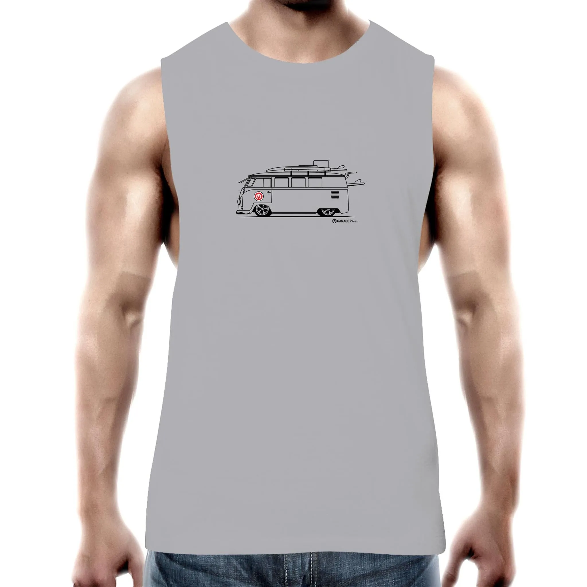 Kombi on the Side Mens Barnard Tank Top Tee