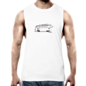 Kombi on the Side Mens Barnard Tank Top Tee