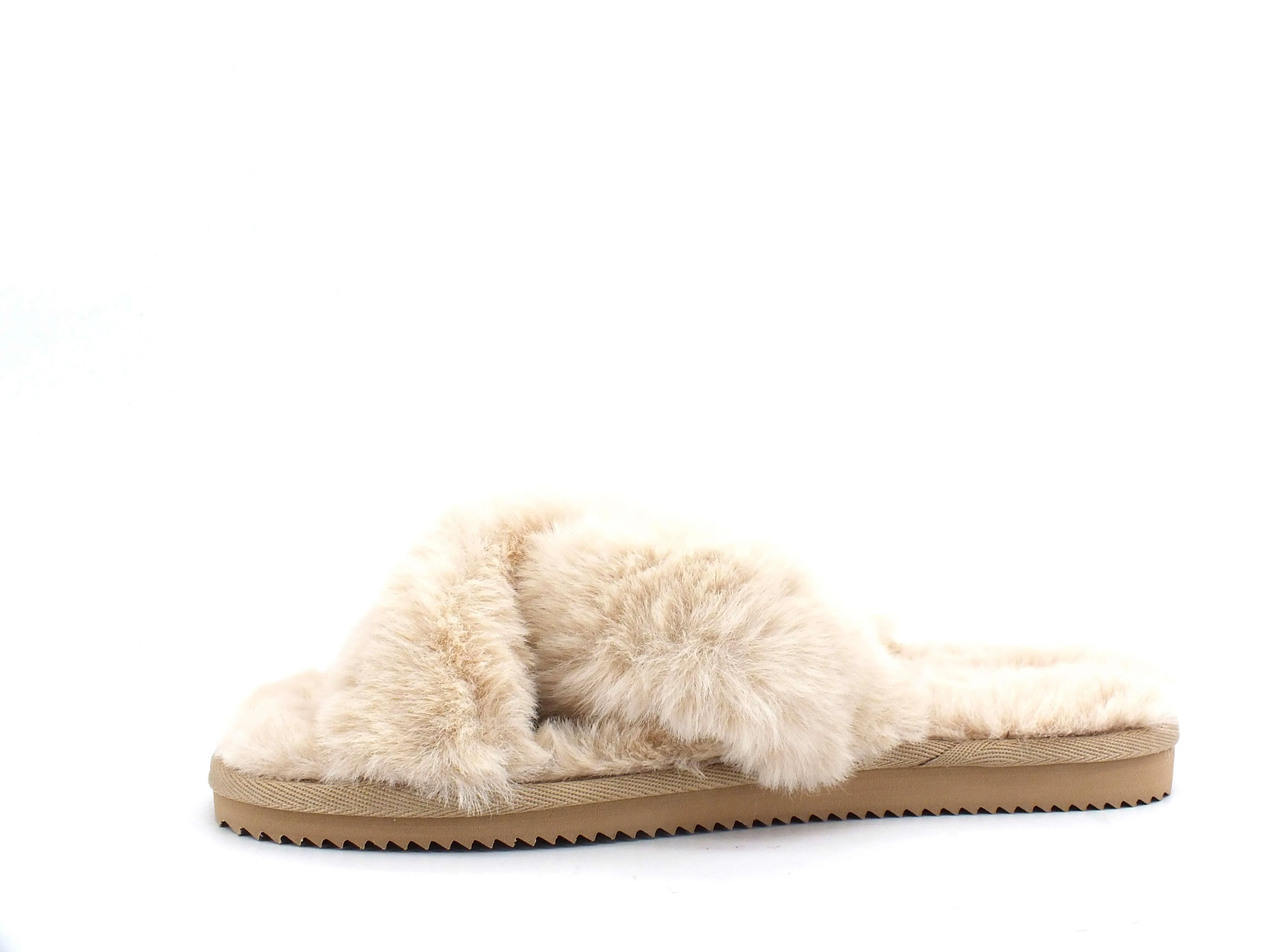 MICHAEL KORS Lala Slipper Ciabatta Pelo Camel 40R1LAFP1D