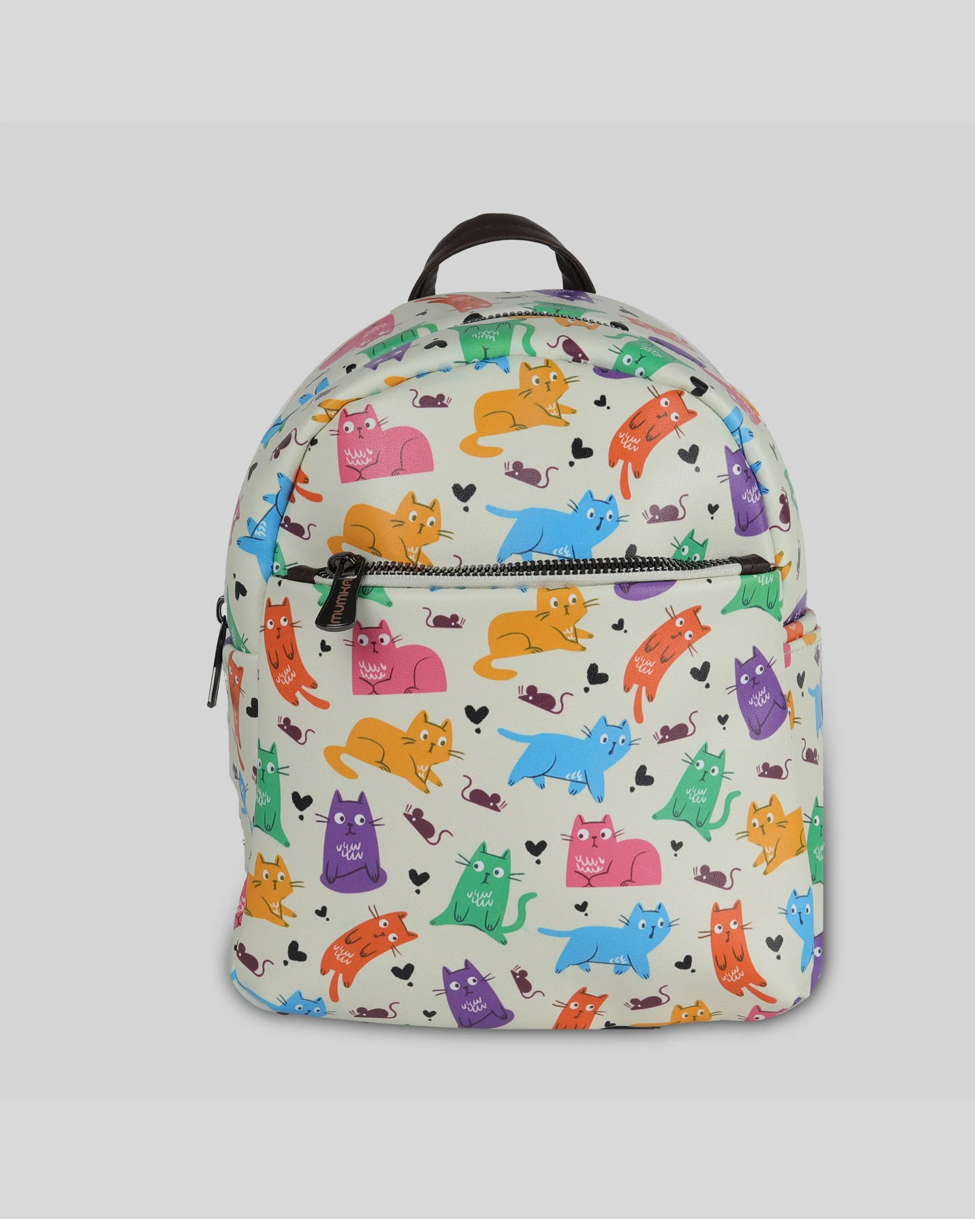 Mochila Mini Gatos Colores