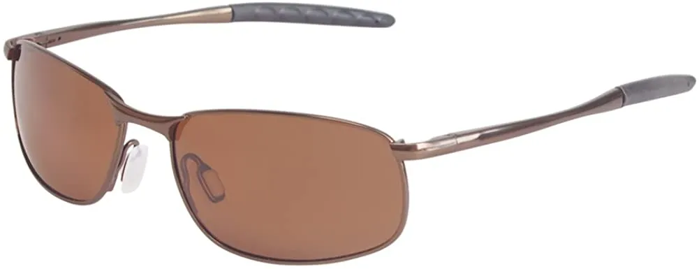 MROYALE™ 2-Pack Polarized 'Curve Wrap' Metal Sunglasses -  Men's Sports, UV400, Case