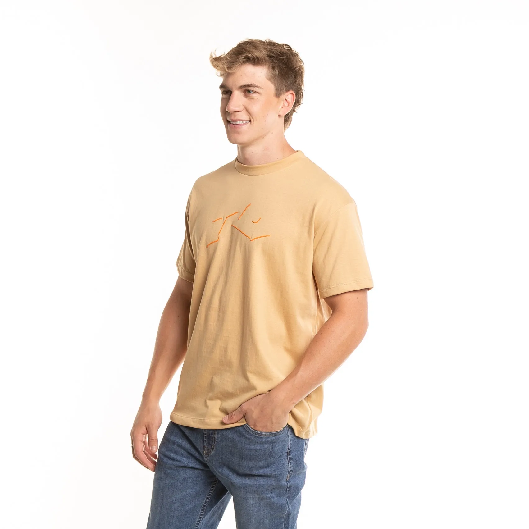 Remera Mc Rusty Shadow Tee Pale Mustard