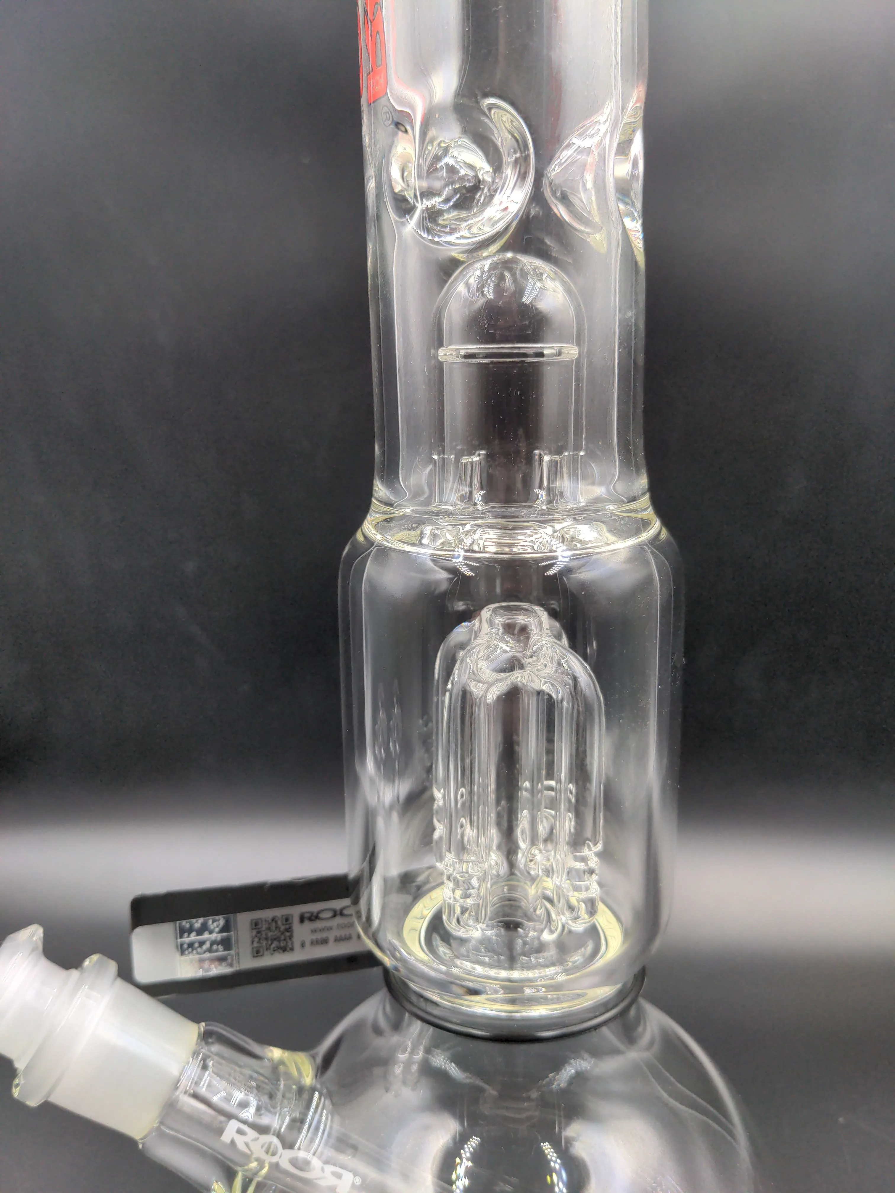 RooR Tech Bubble Base 5mm Thick Water Pipe with Tree Perc