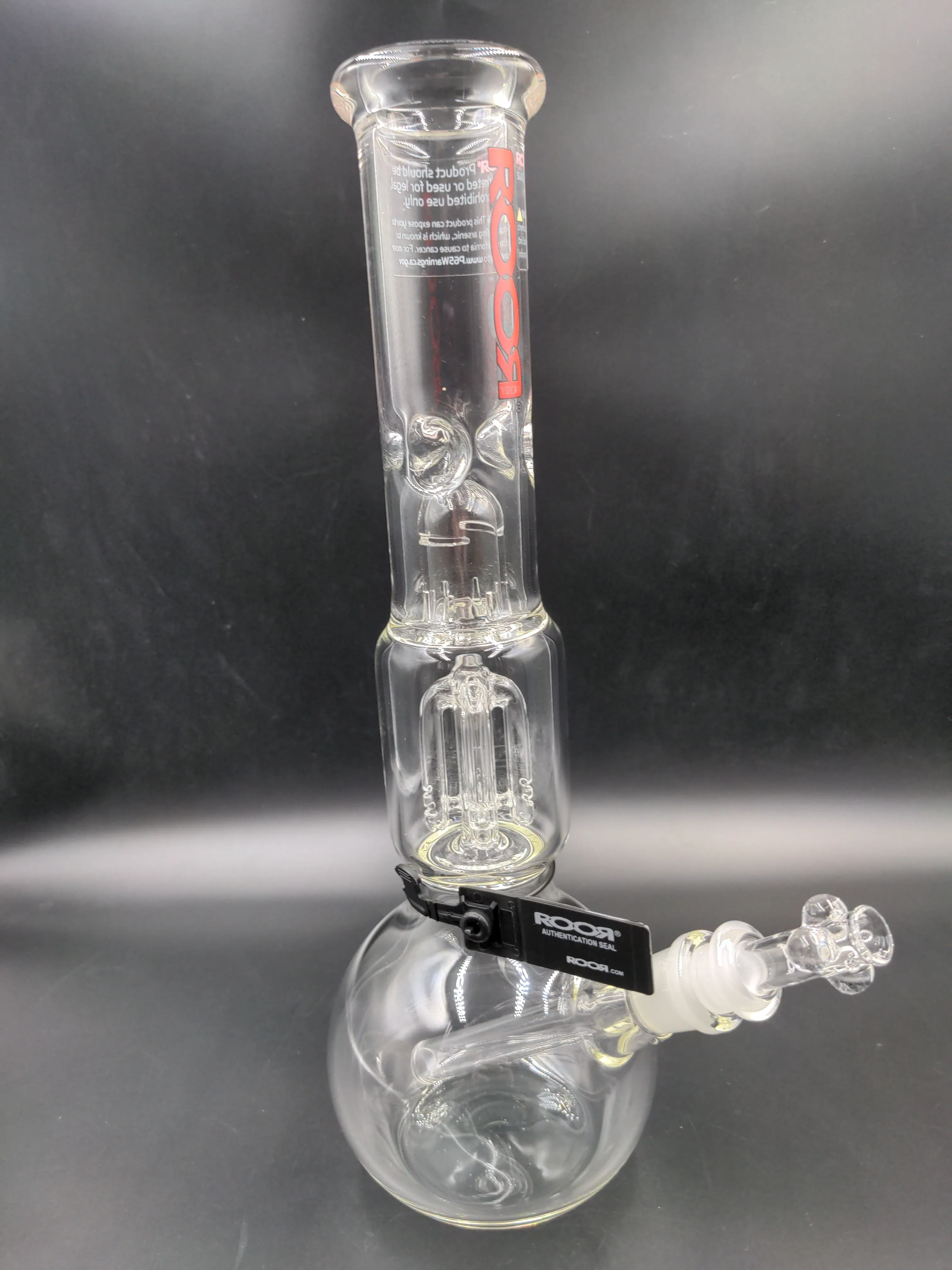 RooR Tech Bubble Base 5mm Thick Water Pipe with Tree Perc