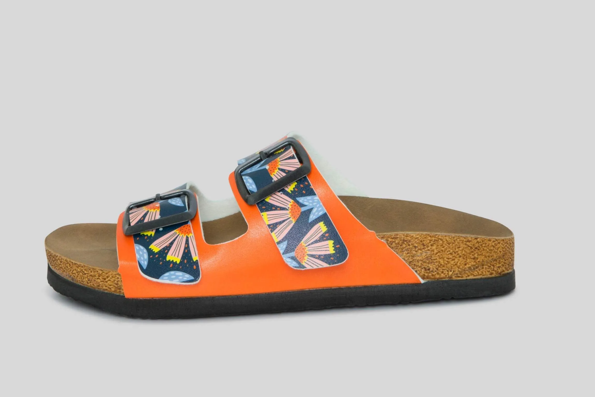 Sandalias Flores de Neon