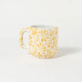 Taza vajilla de pluma Amarilla