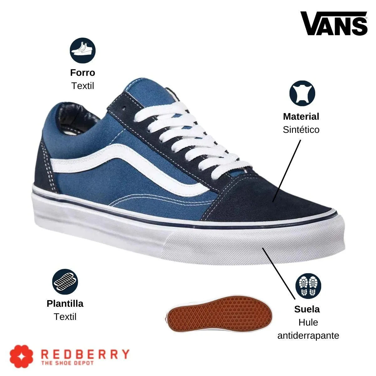 Tenis Vans Hombre Choclo Old Skool N000D3HNVY