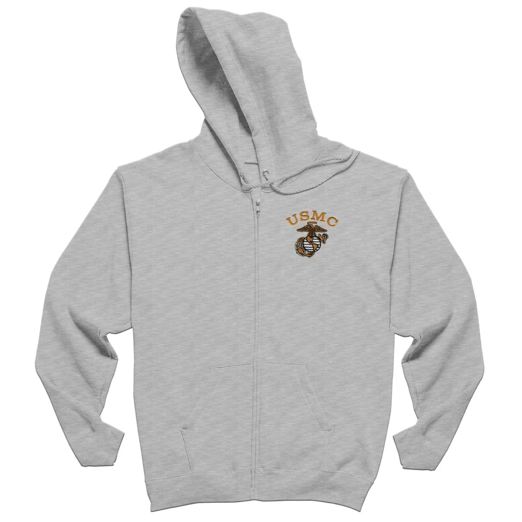 Tonal USMC EGA Embroidered Full Zip Hoodie